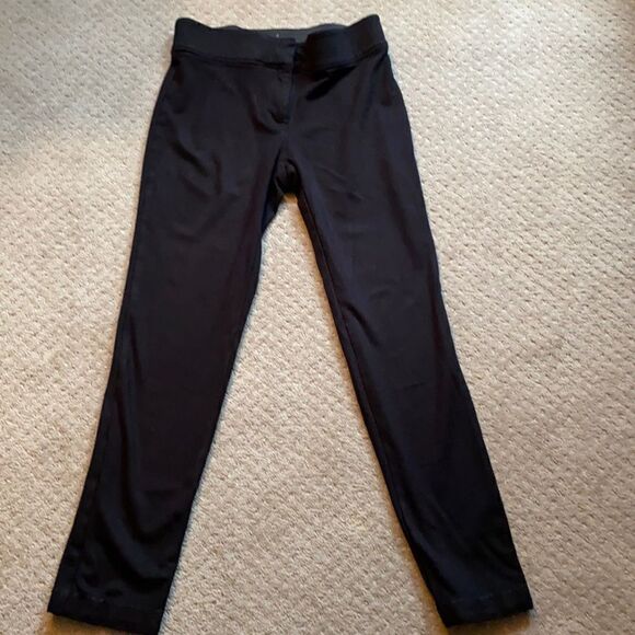 Laura Ashley pants.  Size 4. Black. Elastic waist.  Very good condition. - Picture 1 of 5